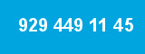929 449 11 45 929 449 11 45